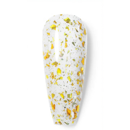 Matte Gold Flake Top Coat