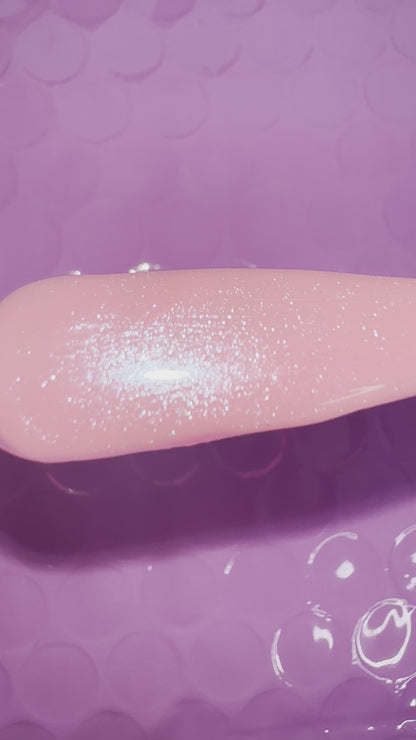 Cool Blue Shimmer Top Coat